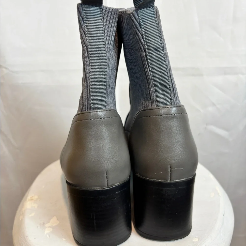 Gray Chelsea Bootie from Journee Collection - Picture 4 of 6